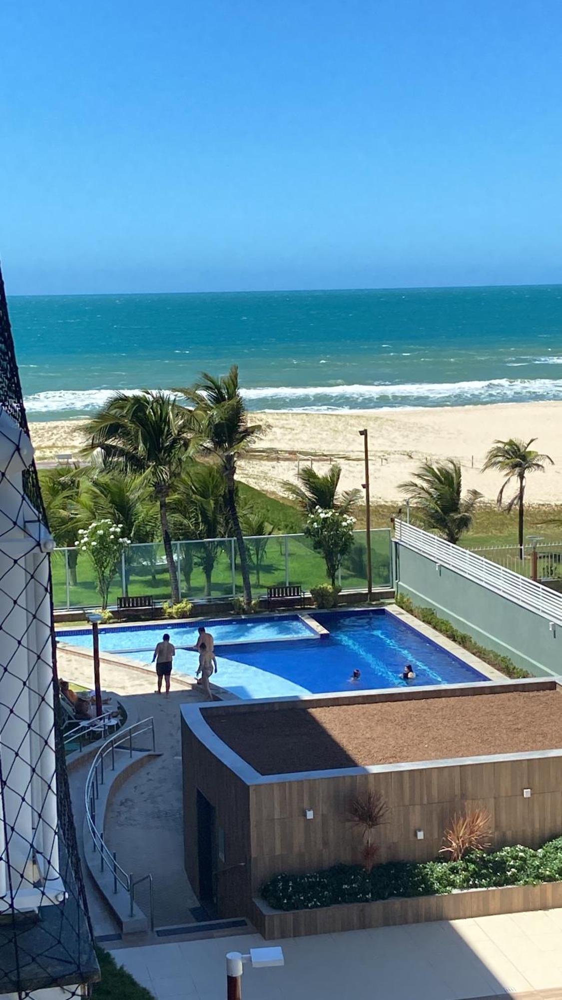 Apto Vista Mar E Pe Na Areia No Beach Way A 300M Do Beach Park Aquiraz Exterior photo